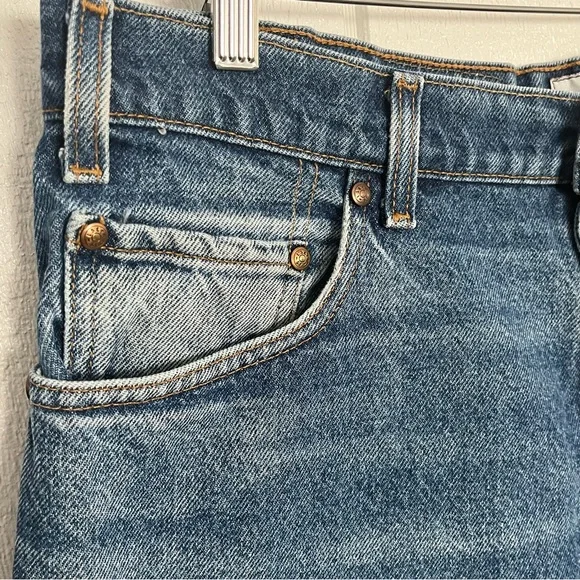 Vintage Levi's Orange Tab 540 Relaxed Fit Faded Dad Jeans Blue Wash Baggy 37x29